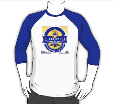 Pi Chi Baseball Shirt
